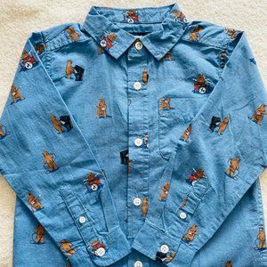 THE CHILDREN'S PLACE FULL SLEEVE SHIRT BOY'S SIZE 4T